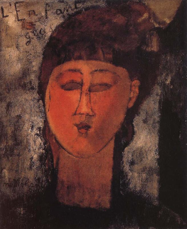 Amedeo Modigliani Girl with Braids China oil painting art